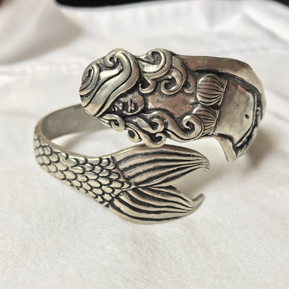 Mermaid cuff bracelet
